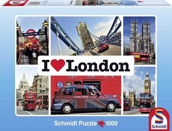 Schmidt Spiele (59283) - "I love London" - 1000 Teile Puzzle