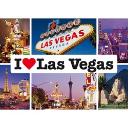 Schmidt Spiele (59285) - "I love Las Vegas" - 1000 Teile Puzzle