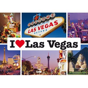 Schmidt Spiele (59285) - "I love Las Vegas" - 1000 Teile Puzzle
