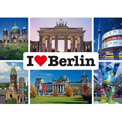 Schmidt Spiele (59281) - "I love Berlin" - 1000 Teile Puzzle