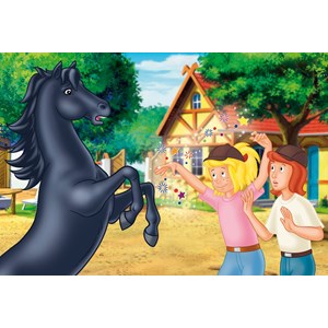 Schmidt Spiele (56078) - "The wild stallion" - 100 Teile Puzzle