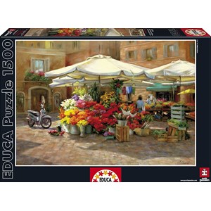 Educa (16010) - "Blumenmarkt" - 1500 Teile Puzzle