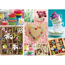 Ravensburger (19369) - "Flowers and colors" - 1000 Teile Puzzle