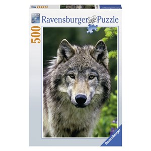 Ravensburger (14354) - "Wolf Portrait" - 500 Teile Puzzle