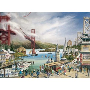 Pomegranate (AA677) - Larry A. Wilson: "San Francisco" - 1000 Teile Puzzle