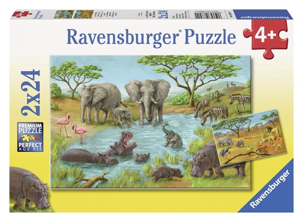 Ravensburger (08891) - "Savannah" - 24 Teile Puzzle