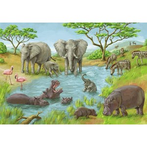 Ravensburger (08891) - "Savannah" - 24 Teile Puzzle