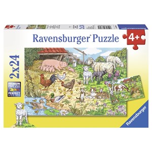 Ravensburger (08858) - "Farm animals" - 24 Teile Puzzle