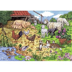 Ravensburger (08858) - "Farm animals" - 24 Teile Puzzle