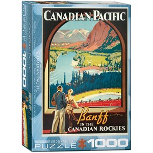Eurographics (6000-0327) - "Kanadische Rockies" - 1000 Teile Puzzle