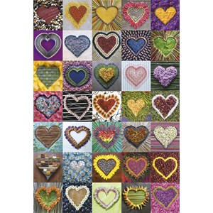 Educa (15967) - "Madalene's Hearts" - 500 Teile Puzzle