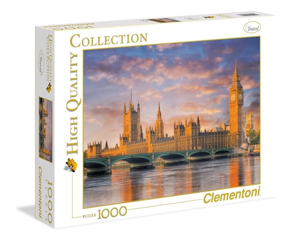 Clementoni (39269) - "Houses of Parliament, London" - 1000 Teile Puzzle