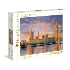 Clementoni (39269) - "Houses of Parliament, London" - 1000 Teile Puzzle
