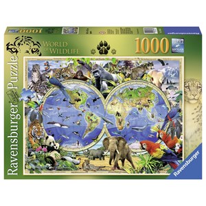 Ravensburger (19385) - Howard Robinson: "World of Wildlife" - 1000 Teile Puzzle