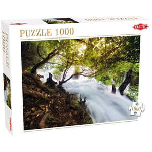 Tactic (40901) - "Mystischer Wasserfall" - 1000 Teile Puzzle