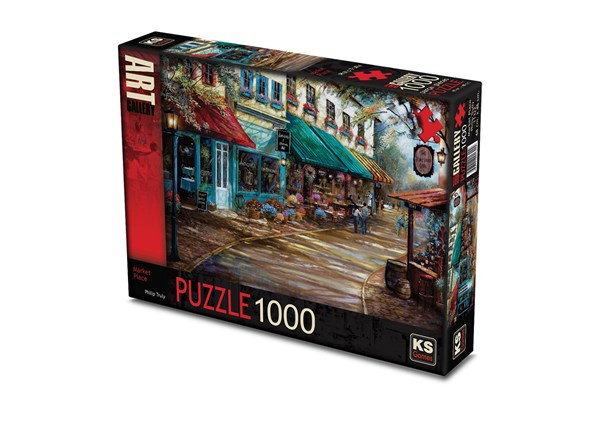 KS Games (11322) - "Marktplatz" - 1000 Teile Puzzle