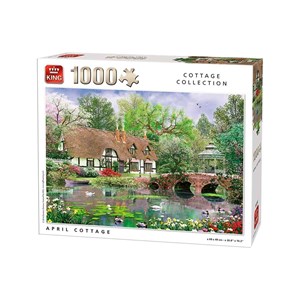 King International (05358) - Dominic Davison: "Cottage im Frühling" - 1000 Teile Puzzle
