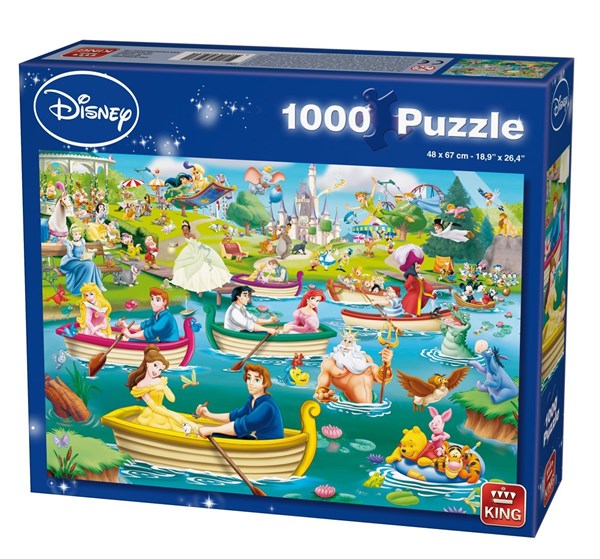 King International (05260) - "Disney, Fun on The Water" - 1000 Teile Puzzle