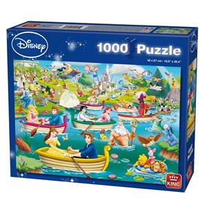 King International (05260) - "Disney, Fun on The Water" - 1000 Teile Puzzle