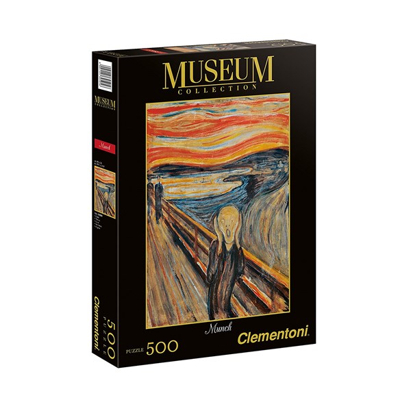 Clementoni (30505) - Edvard Munch: "Der Schrei" - 500 Teile Puzzle