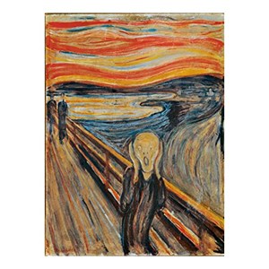 Clementoni (30505) - Edvard Munch: "Der Schrei" - 500 Teile Puzzle