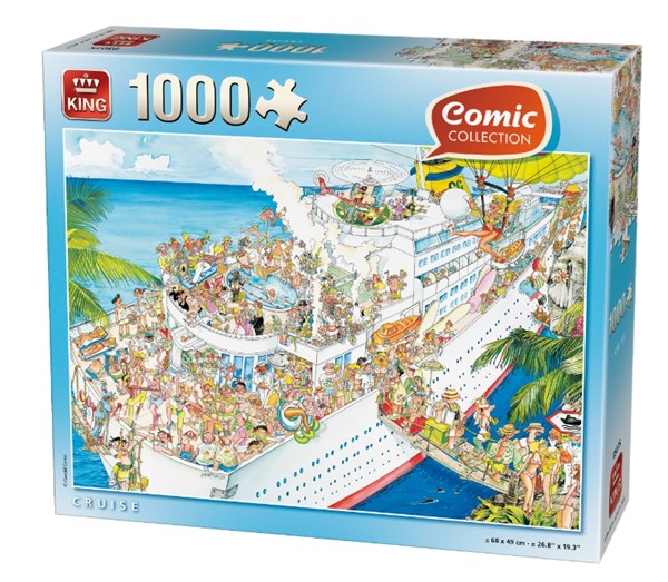 King International (05075) - "Kreuzfahrt" - 1000 Teile Puzzle