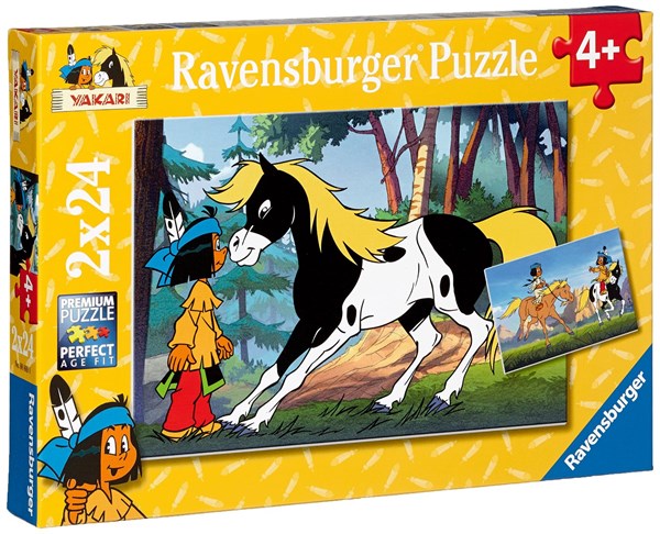 Ravensburger (08869) - "Yakari und kleiner Donner" - 24 Teile Puzzle