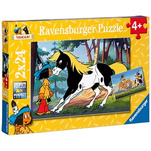 Ravensburger (08869) - "Yakari und kleiner Donner" - 24 Teile Puzzle