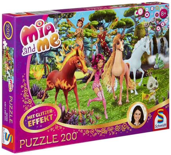 Schmidt Spiele (56069) - "Mia and Me" - 200 Teile Puzzle