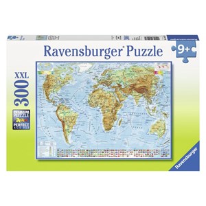 Ravensburger (13097) - "Politische Weltkarte" - 300 Teile Puzzle