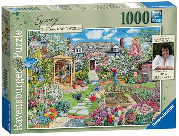 Ravensburger (19108) - "Gardening World, Spring" - 1000 Teile Puzzle