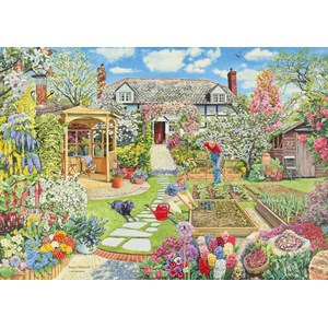 Ravensburger (19108) - "Gardening World, Spring" - 1000 Teile Puzzle