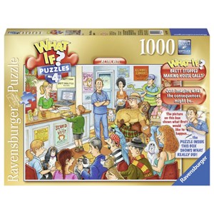 Ravensburger (19349) - "What If ? Puzzle #4 - At the Vets" - 1000 Teile Puzzle
