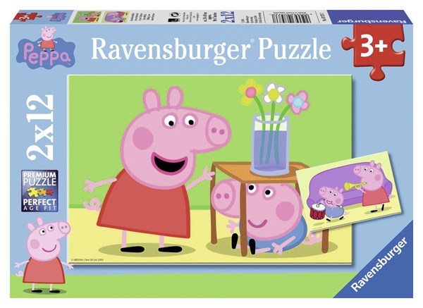 Ravensburger (07573) - "Twin Love" - 12 Teile Puzzle