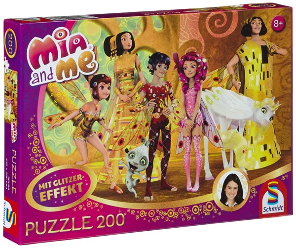 Schmidt Spiele (56068) - "Mia im Elfenpalast" - 200 Teile Puzzle