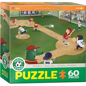 Eurographics (6060-0484) - "Baseball Juniorsliga" - 60 Teile Puzzle