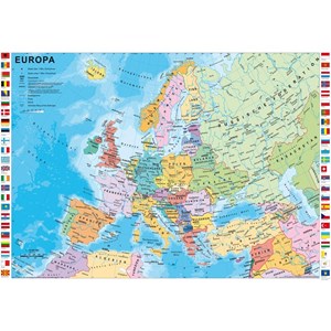 Schmidt Spiele (58203) - "Countries of Europe German" - 1000 Teile Puzzle