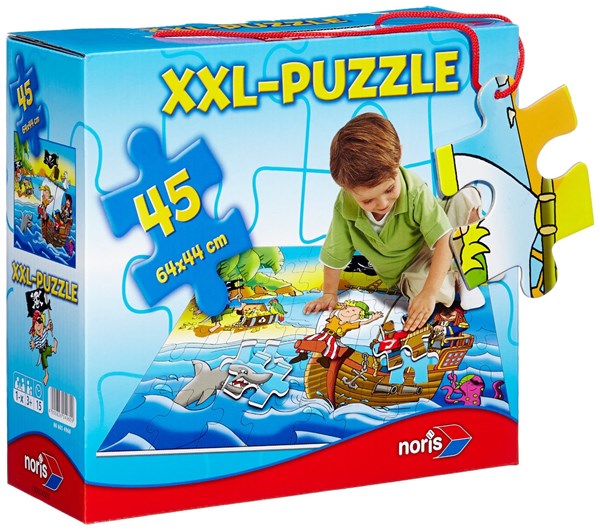Noris (6060-34960) - "Piraten" - 45 Teile Puzzle