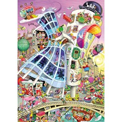 Heye (29749) - Robert J. Crisp: "Das Tanzende Haus" - 1000 Teile Puzzle