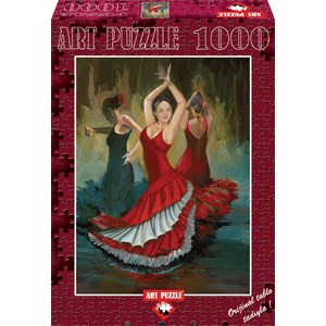 Art Puzzle (4400) - "Frauen tanzen Flamenco" - 1000 Teile Puzzle
