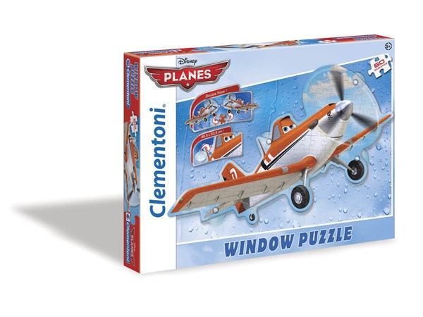 Clementoni (20111) - "Window-Puzzle Planes" - 60 Teile Puzzle
