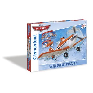 Clementoni (20111) - "Window-Puzzle Planes" - 60 Teile Puzzle