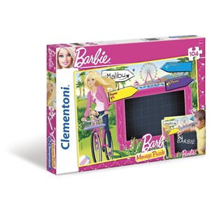Clementoni (20230) - "Message-Puzzle Barbie" - 104 Teile Puzzle