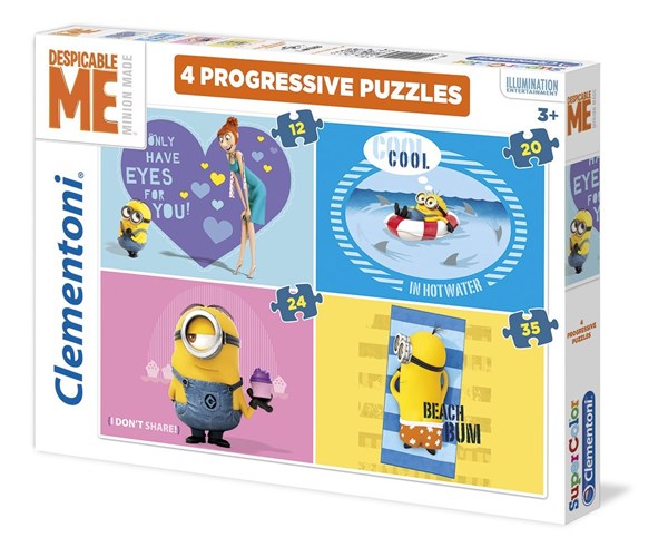 Clementoni (21507) - "Minions" - 12 20 24 35 Teile Puzzle