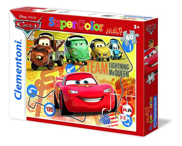 Clementoni (26739) - "Cars" - 60 Teile Puzzle