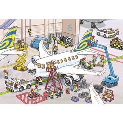 Ravensburger (09088) - "Around The Airplane" - 24 Teile Puzzle