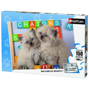 Nathan (86861) - "Kätzchen" - 150 Teile Puzzle