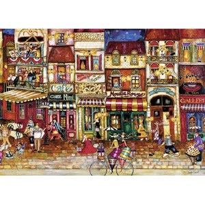 Ravensburger (19408) - "Straße in Frankreich" - 1000 Teile Puzzle