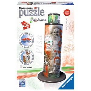 Ravensburger (12581) - "Leaning Tower of Pisa" - 216 Teile Puzzle