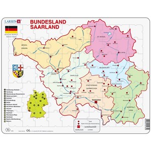 Larsen (K35) - "Bundesland, Saarland" - 70 Teile Puzzle
